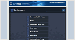 Desktop Screenshot of daralfarooq.org