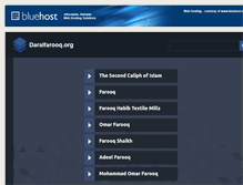 Tablet Screenshot of daralfarooq.org